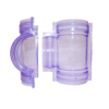 Clear Split PVC Tee 4" - Image 2