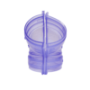 Clear Split PVC Elbow 45 ° 6" - Image 2